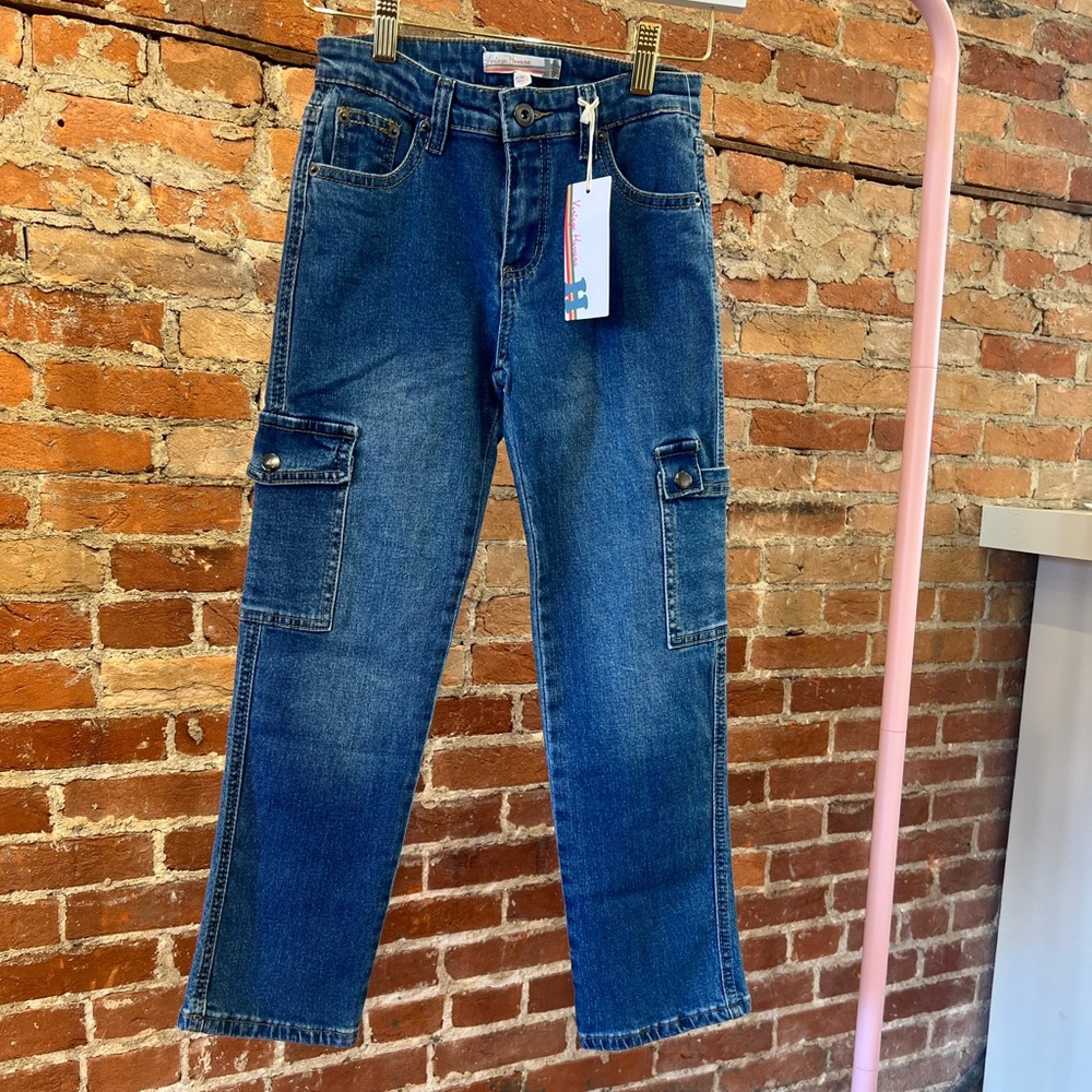 Girls Vintage Havana Cargo Jeans